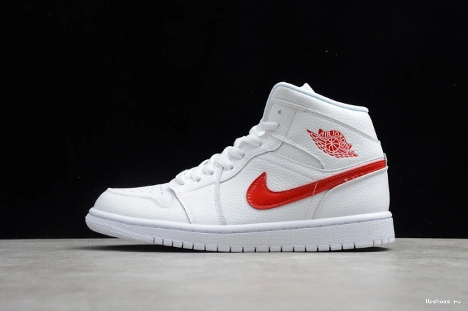 1 Mid BQ6472-106 Red (W) University White Jordan 1129